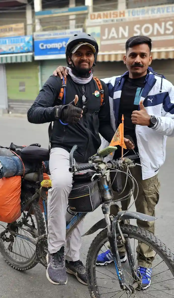 Venky and Prashanth in Srinagar