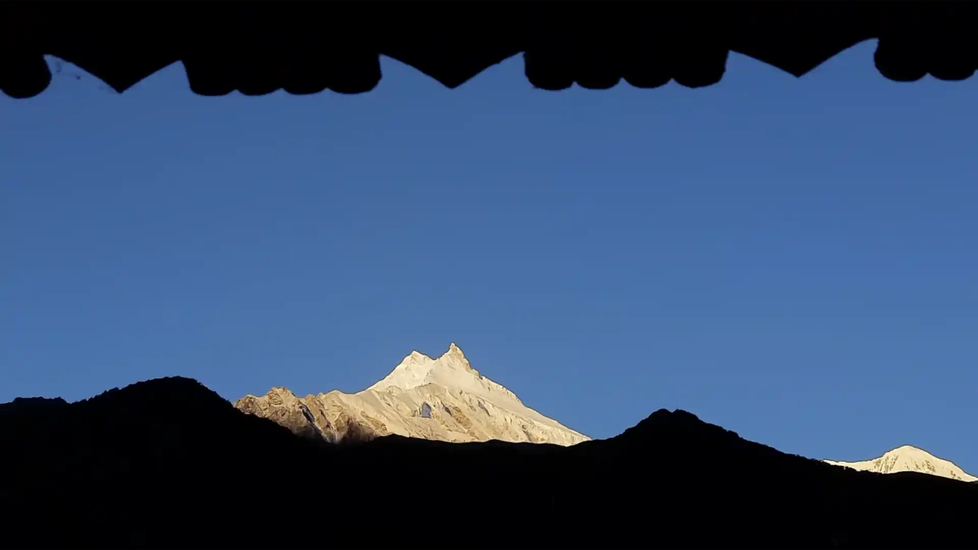 Manaslu Mountain view from Samagaon