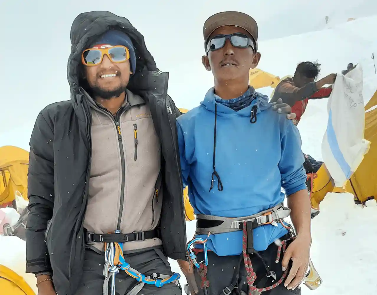 In Camp 3. Just returned from Summit