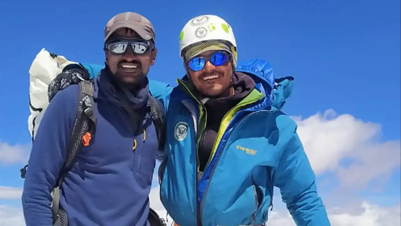 With Bharath on Elbrus 2022
