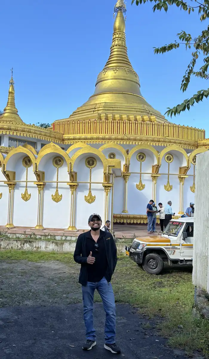 At the Vipassana Center Sikkim