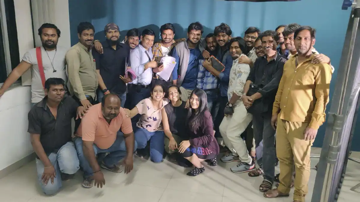 Assistant director learning on a film set