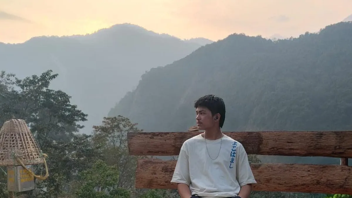 Rachit in the mountains. Author of this childhood faith story