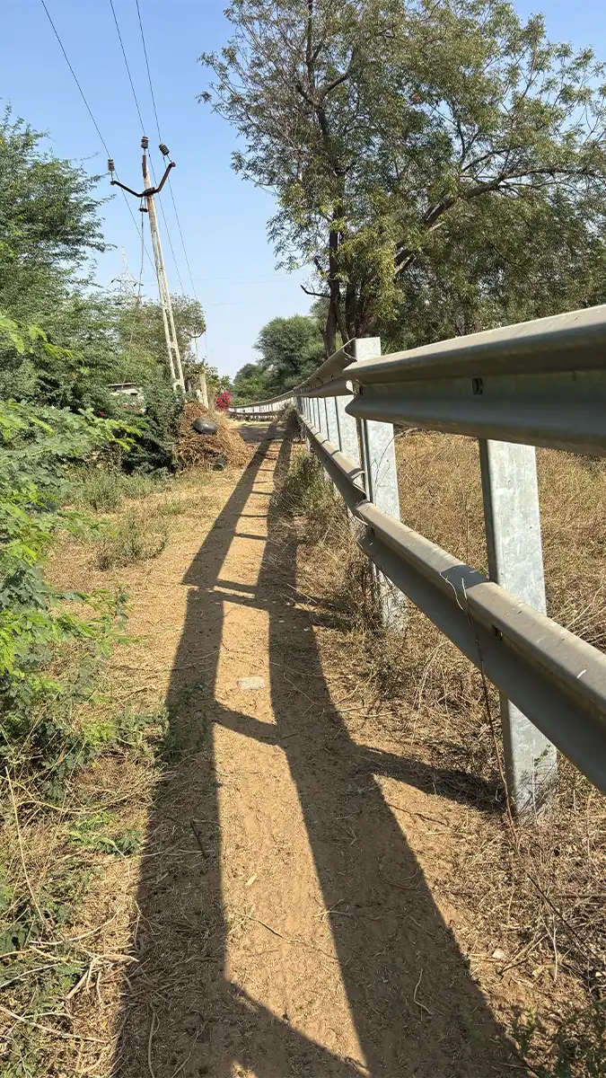 Along the railway Track