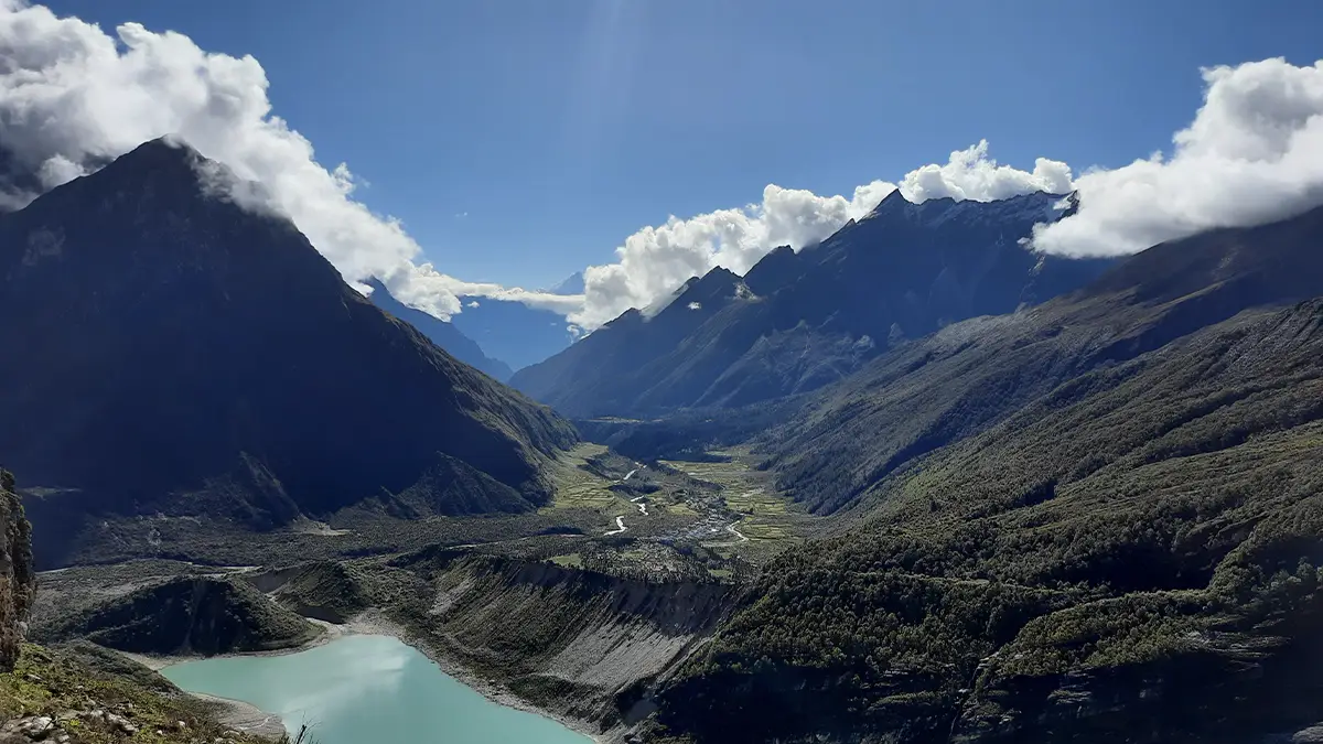 birendra lake samagaun manaslu circuit nepal