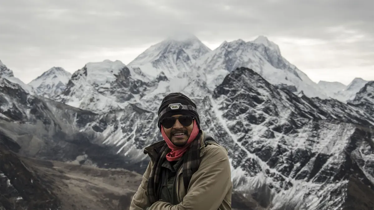 Venky on Gokyo Ri summit